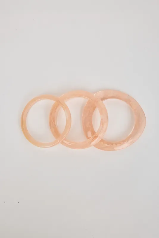Perla Pink Bangle Set sold by Blue Bungalow