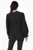 Fennel Black Cotton Blouse sold by Blue Bungalow