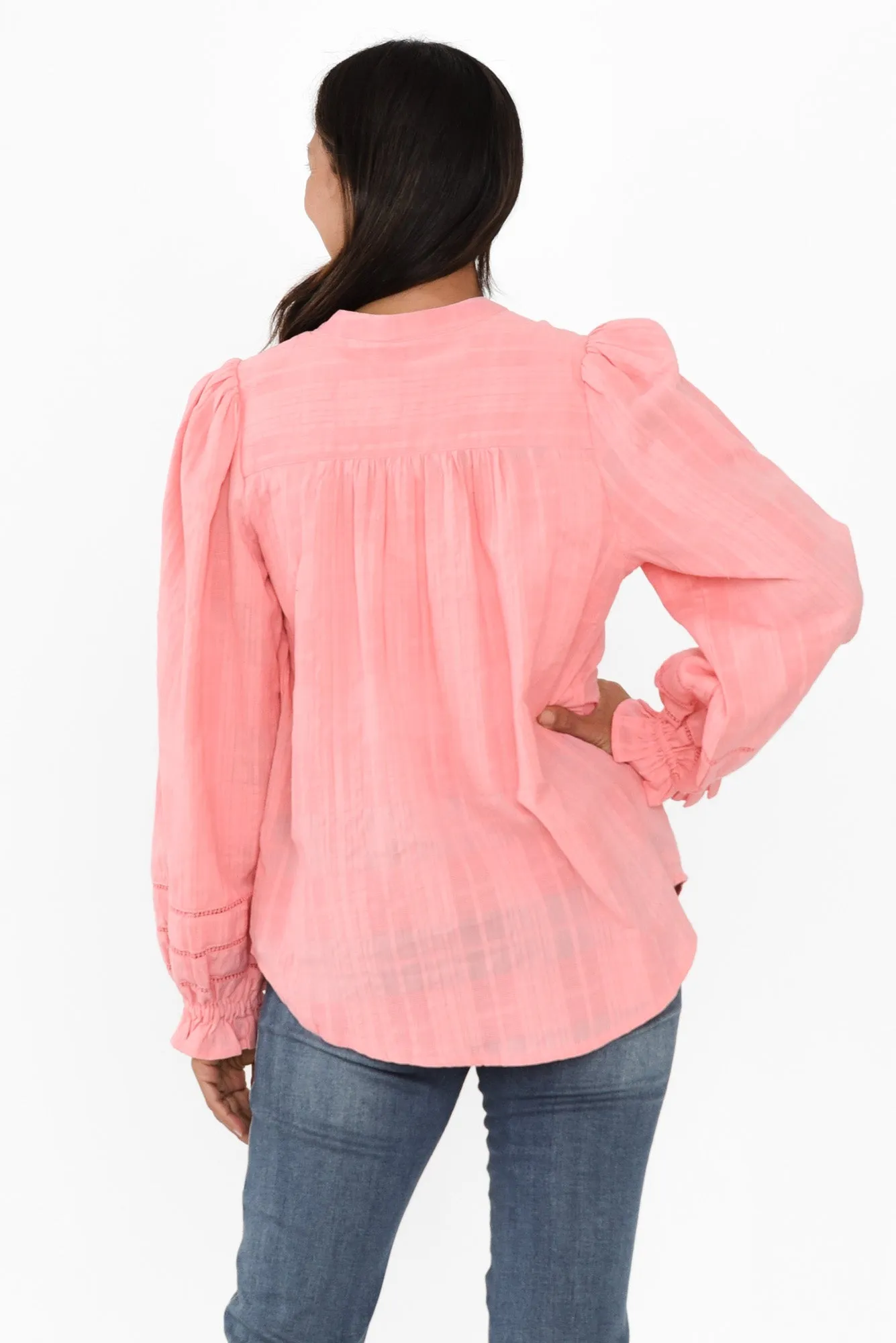 Fennel Pink Cotton Blouse sold by Blue Bungalow product image thumbnail 4
