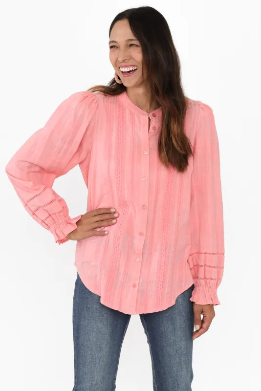 Fennel Pink Cotton Blouse made by Elm Lifestyle