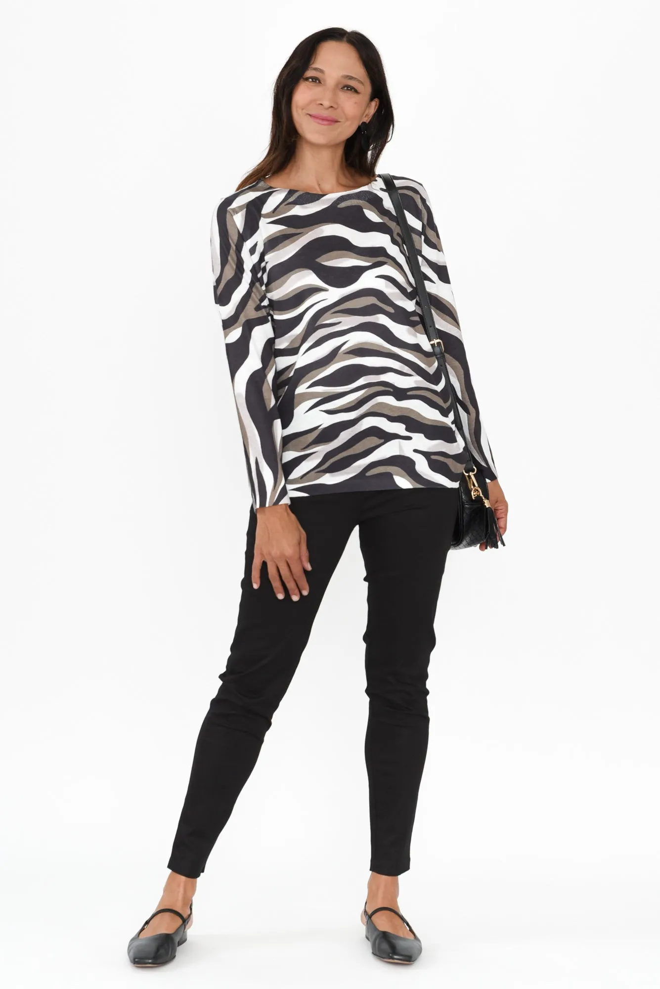 Laia Black Cotton Stretch Pants sold by Blue Bungalow product image thumbnail 2