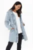 Kingston Light Blue Denim Longline Jacket sold by Blue Bungalow