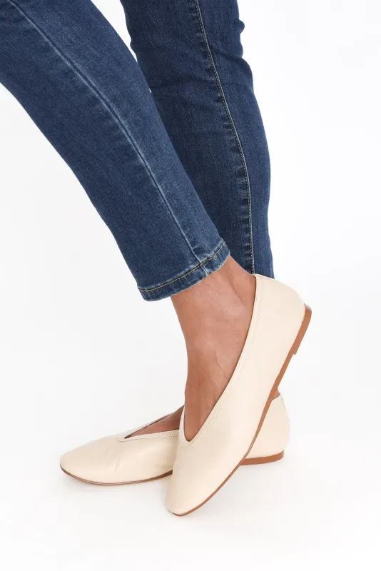 Anita Bone Leather Ballet Flat sold by Blue Bungalow