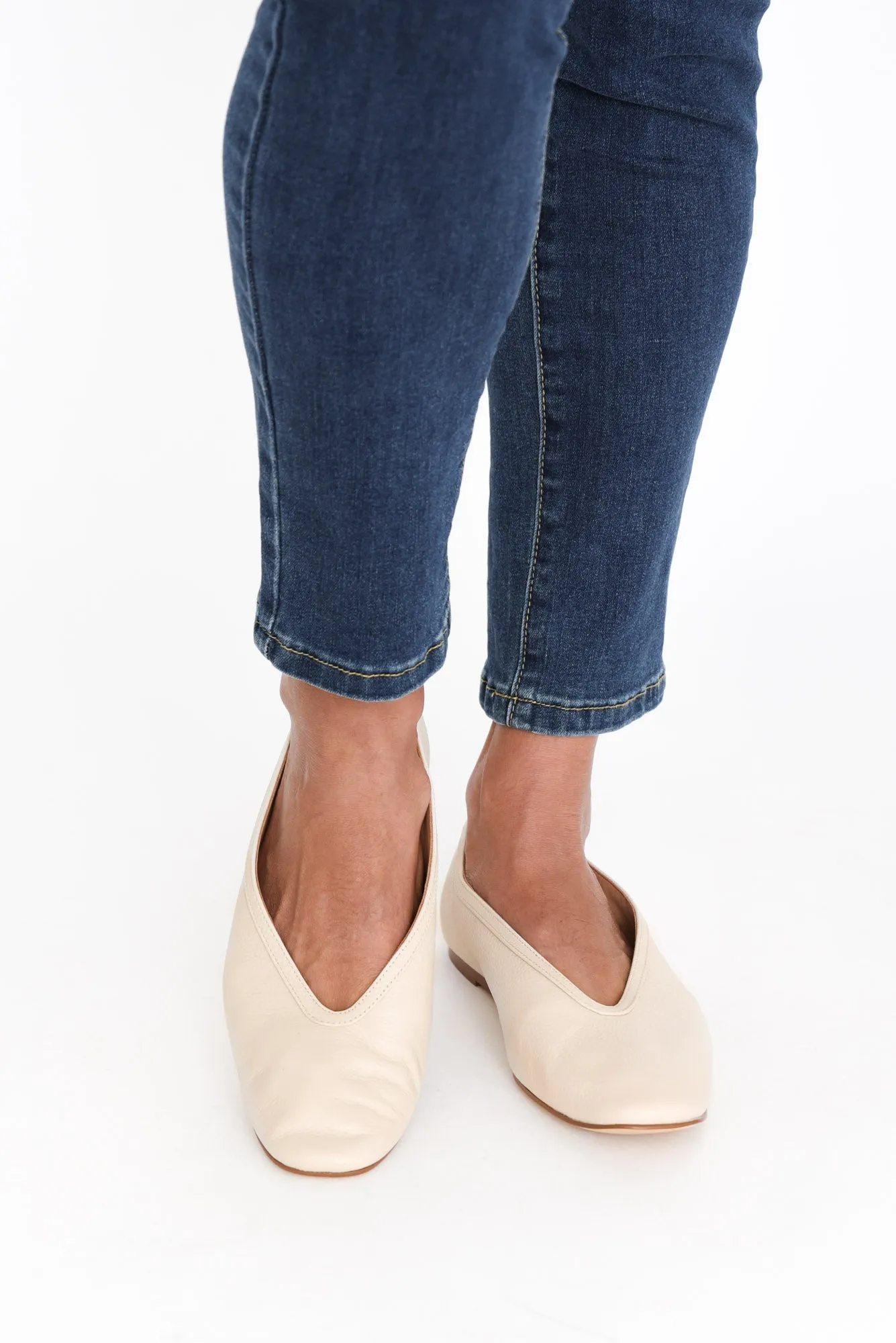 Anita Bone Leather Ballet Flat sold by Blue Bungalow product image thumbnail 3