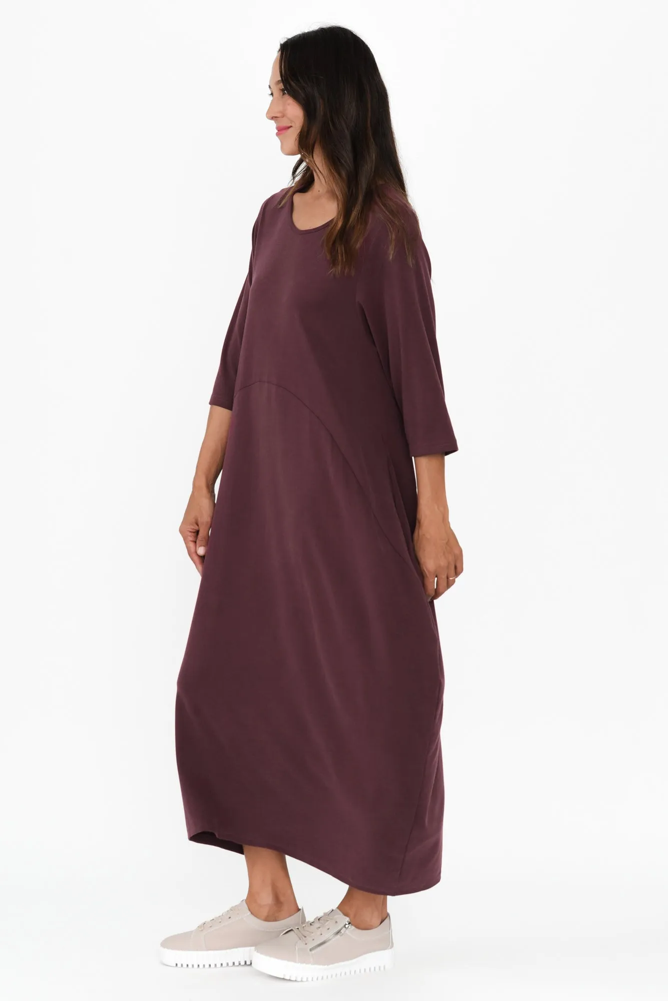 Alviva Berry Bamboo Dress sold by Blue Bungalow product image thumbnail 3
