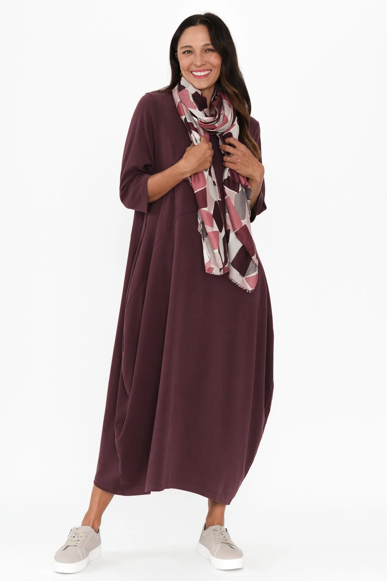 Alviva Berry Bamboo Dress sold by Blue Bungalow product image thumbnail 2