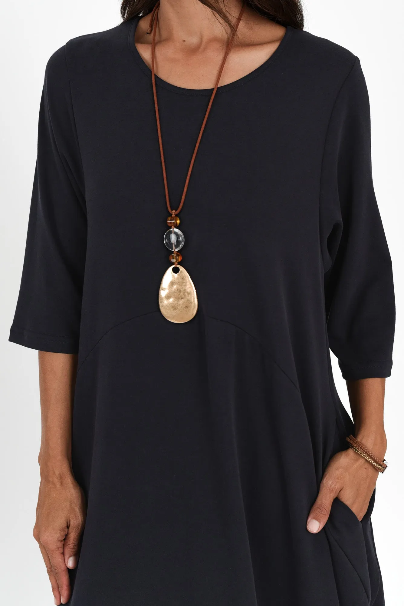 Elviva Navy Pocket Dress sold by Blue Bungalow product image thumbnail 5