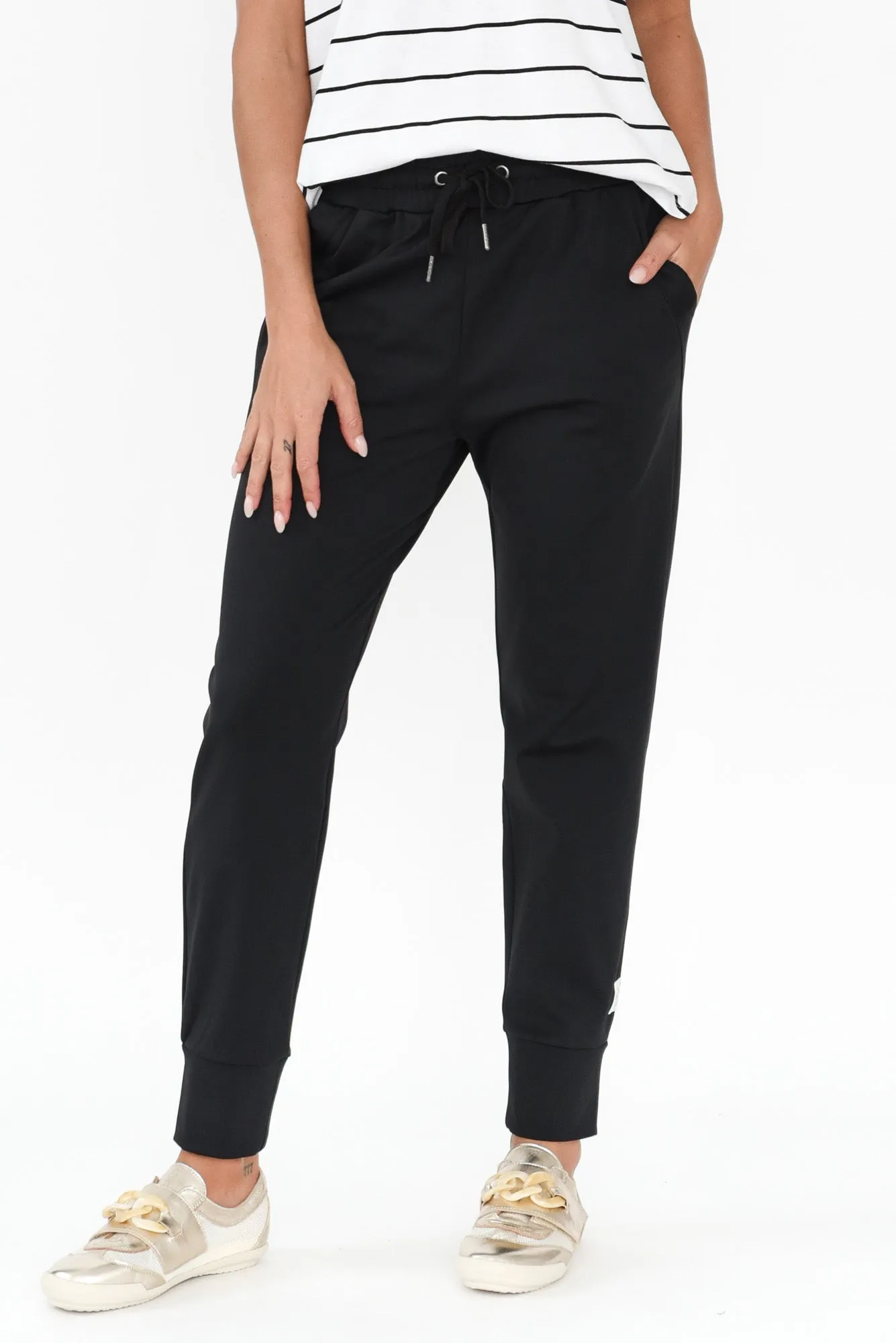 Alexis Black Sweatpants sold by Blue Bungalow