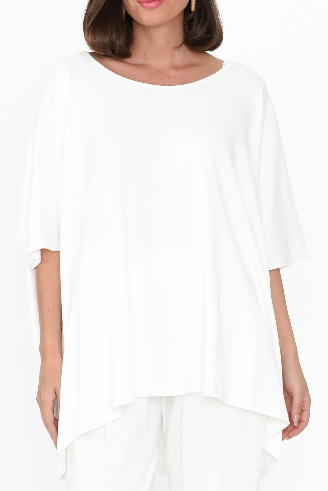 Atwood White Batwing Top sold by Blue Bungalow product image thumbnail 5
