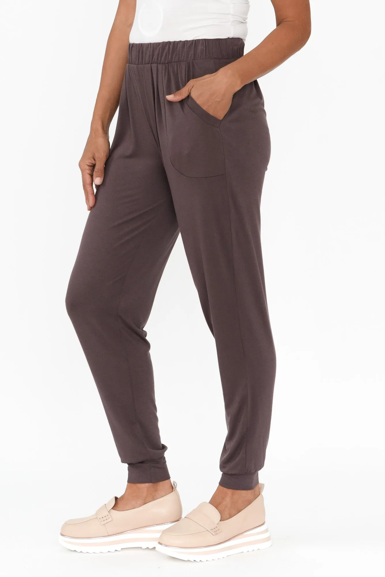 Brown Weekend Pants sold by Blue Bungalow product image thumbnail 3