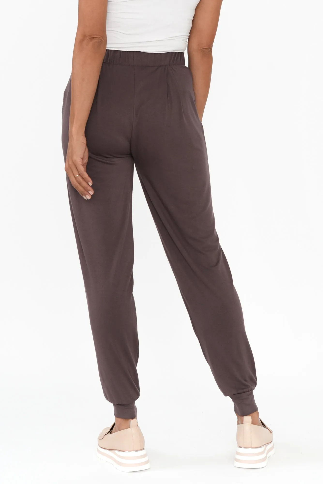 Brown Weekend Pants sold by Blue Bungalow product image thumbnail 4
