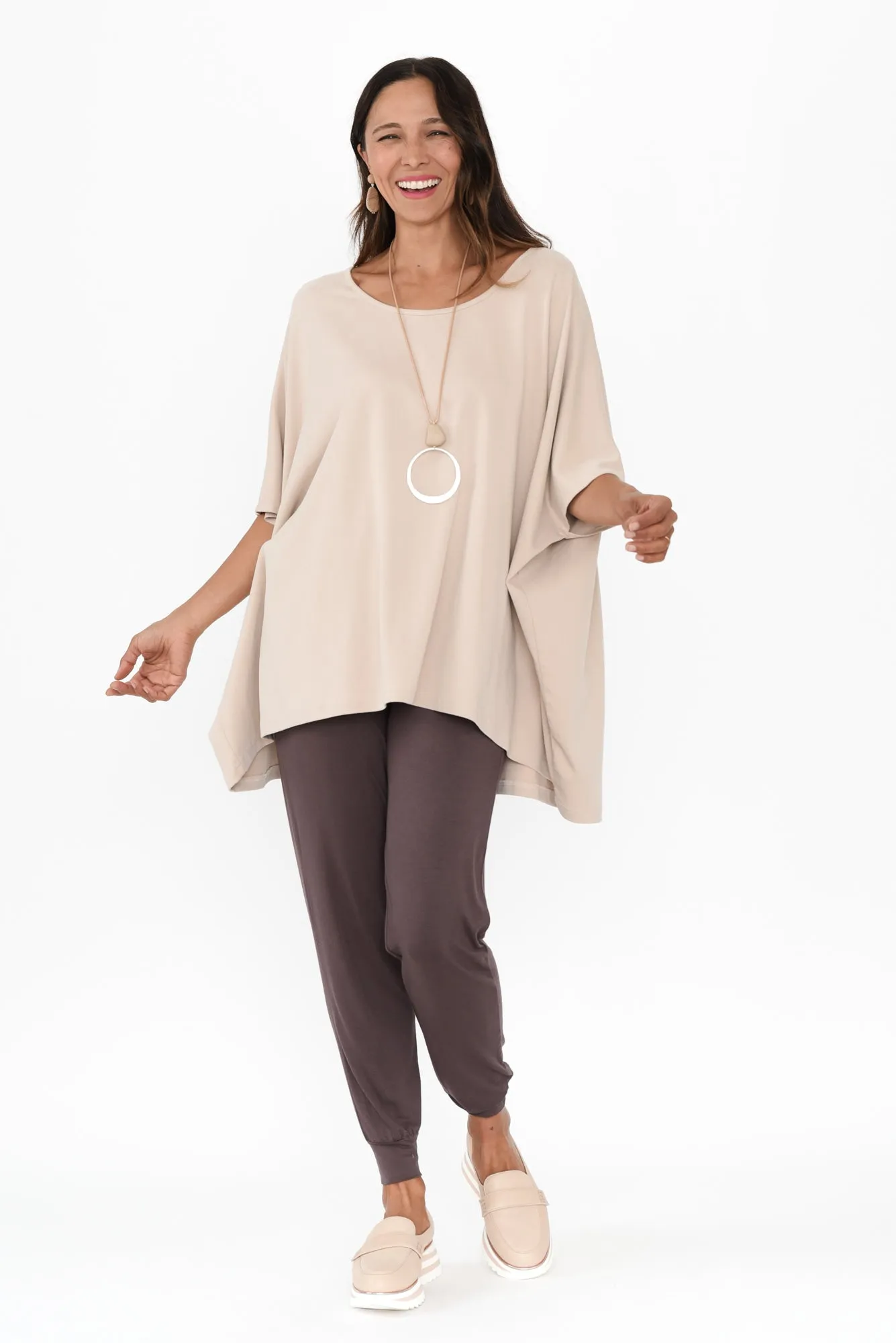 Brown Weekend Pants sold by Blue Bungalow product image thumbnail 2