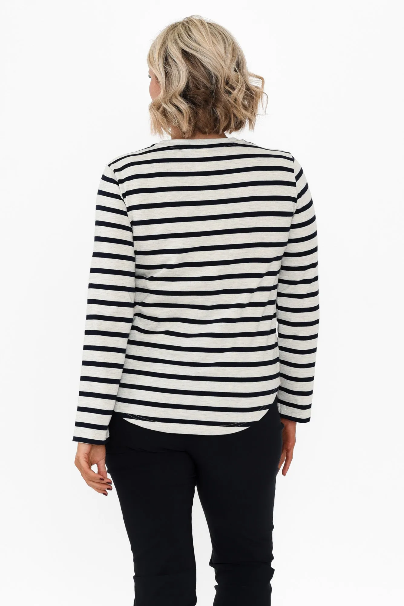 Stanley Navy Stripe Cotton Top sold by Blue Bungalow product image thumbnail 5