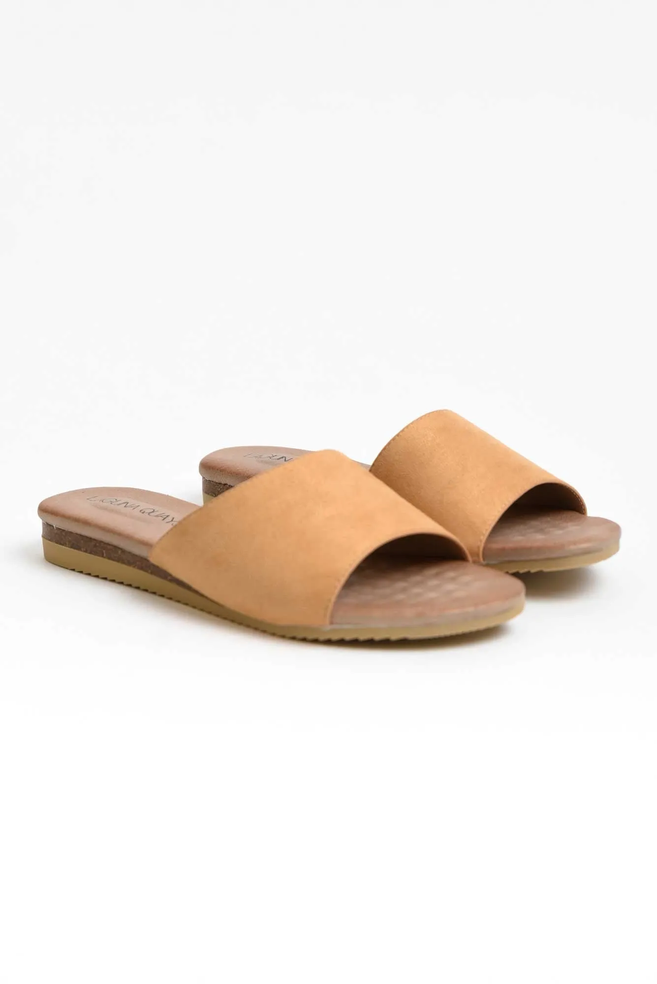Kaia Tan Asymmetrical Slide sold by Blue Bungalow product image thumbnail 4