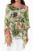 Dinu Green Floral Silk Layer Top sold by Blue Bungalow