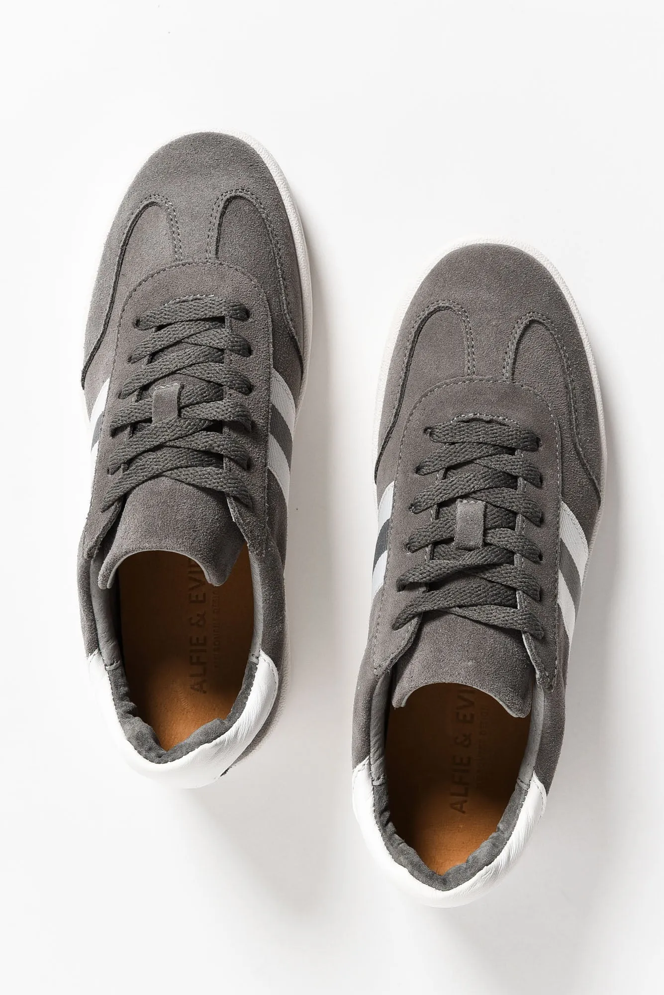 Aloha Grey Stripe Suede Sneaker sold by Blue Bungalow product image thumbnail 5