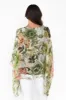 Dinu Green Floral Silk Layer Top sold by Blue Bungalow