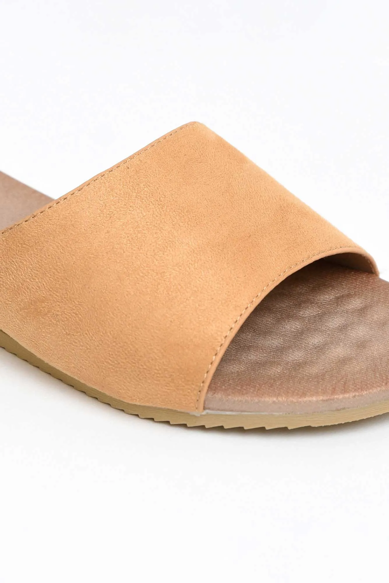 Kaia Tan Asymmetrical Slide sold by Blue Bungalow product image thumbnail 3
