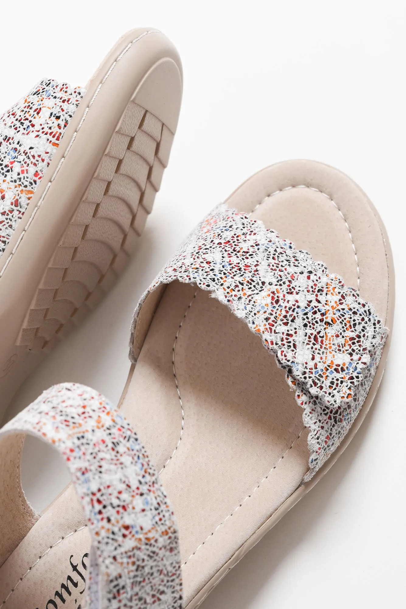 Petal Multi Leather Velcro Sandal sold by Blue Bungalow product image thumbnail 2