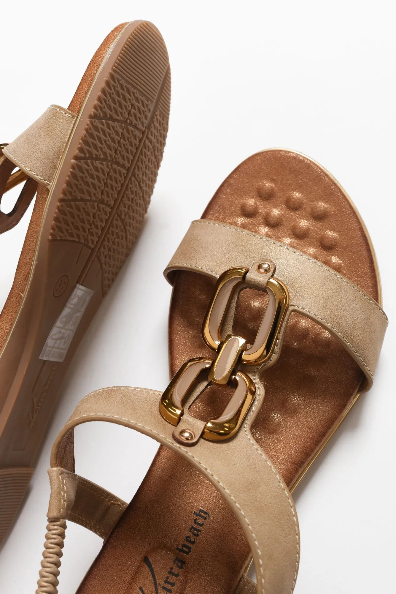 Shelby Taupe Chain Sandal sold by Blue Bungalow product image thumbnail 2