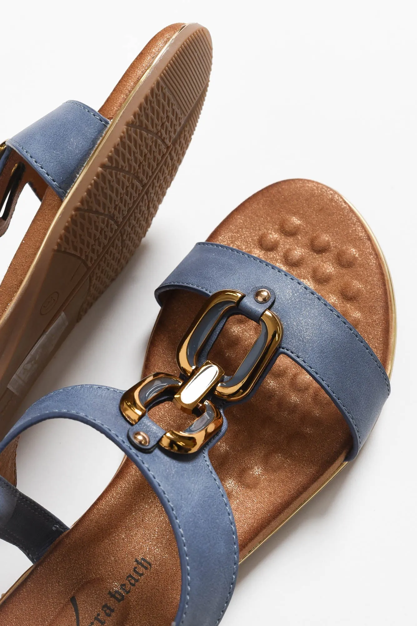 Shelby Blue Chain Sandal sold by Blue Bungalow product image thumbnail 2
