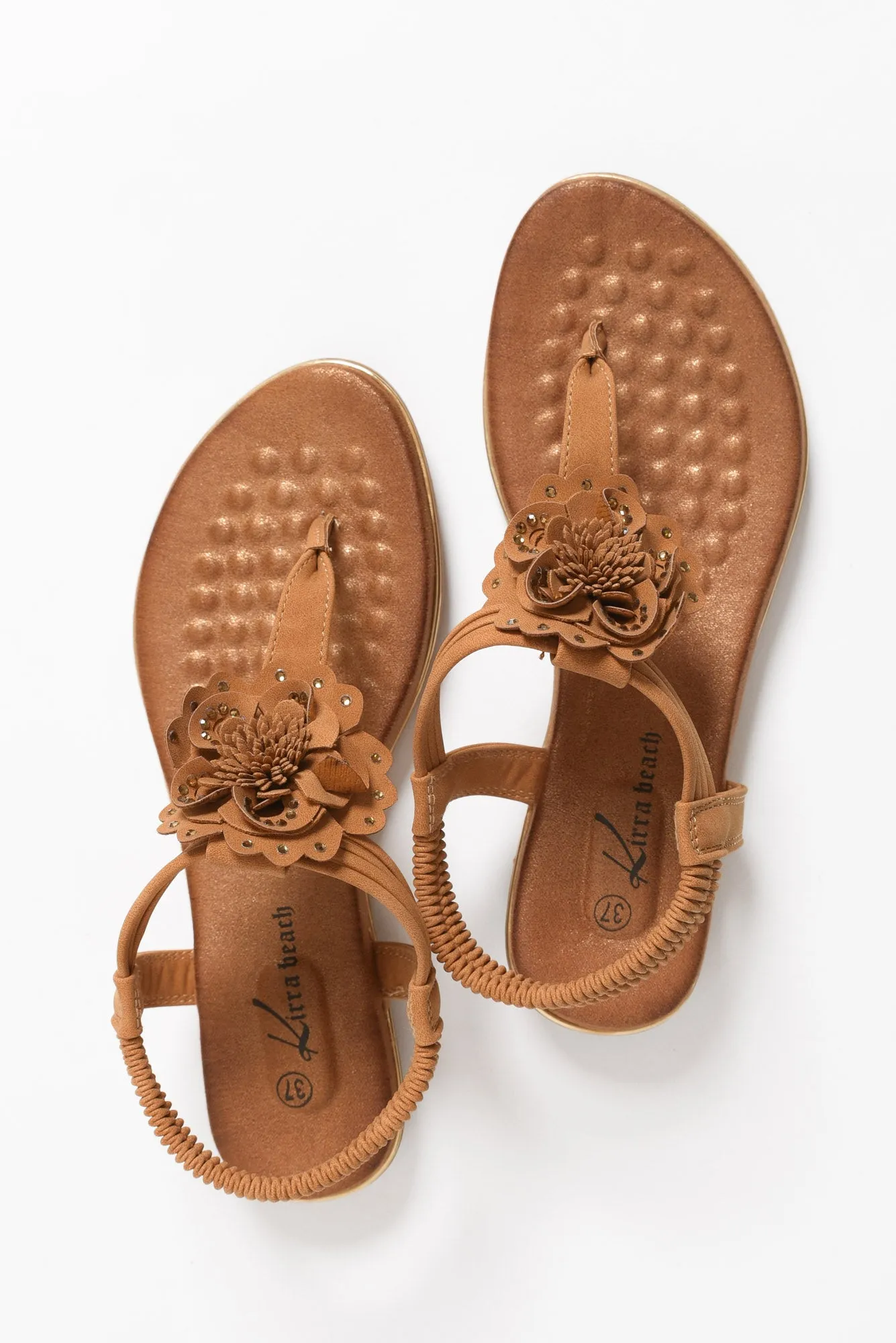 Sea Tan Flower Sandal sold by Blue Bungalow product image thumbnail 4