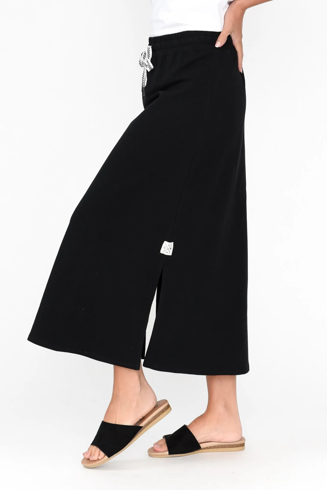 Travel Black Cotton Maxi Skirt sold by Blue Bungalow product image thumbnail 3