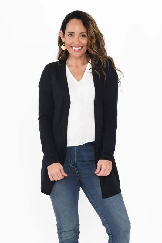 Adeline Navy Lightweight Cardigan sold by Blue Bungalow