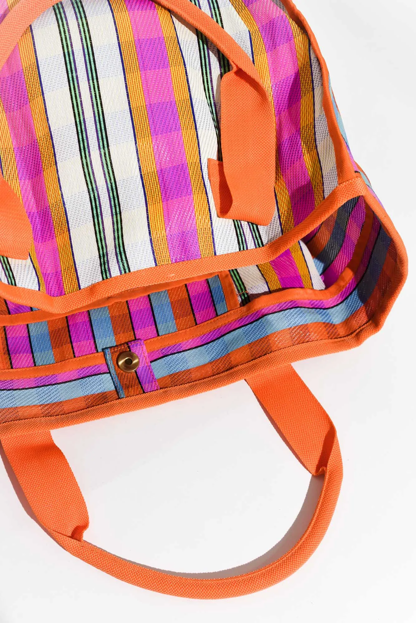 Satsu Orange Stripe Tote Bag sold by Blue Bungalow product image thumbnail 2