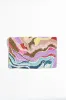 Kiera Pink Tropical Beaded Clutch sold by Blue Bungalow