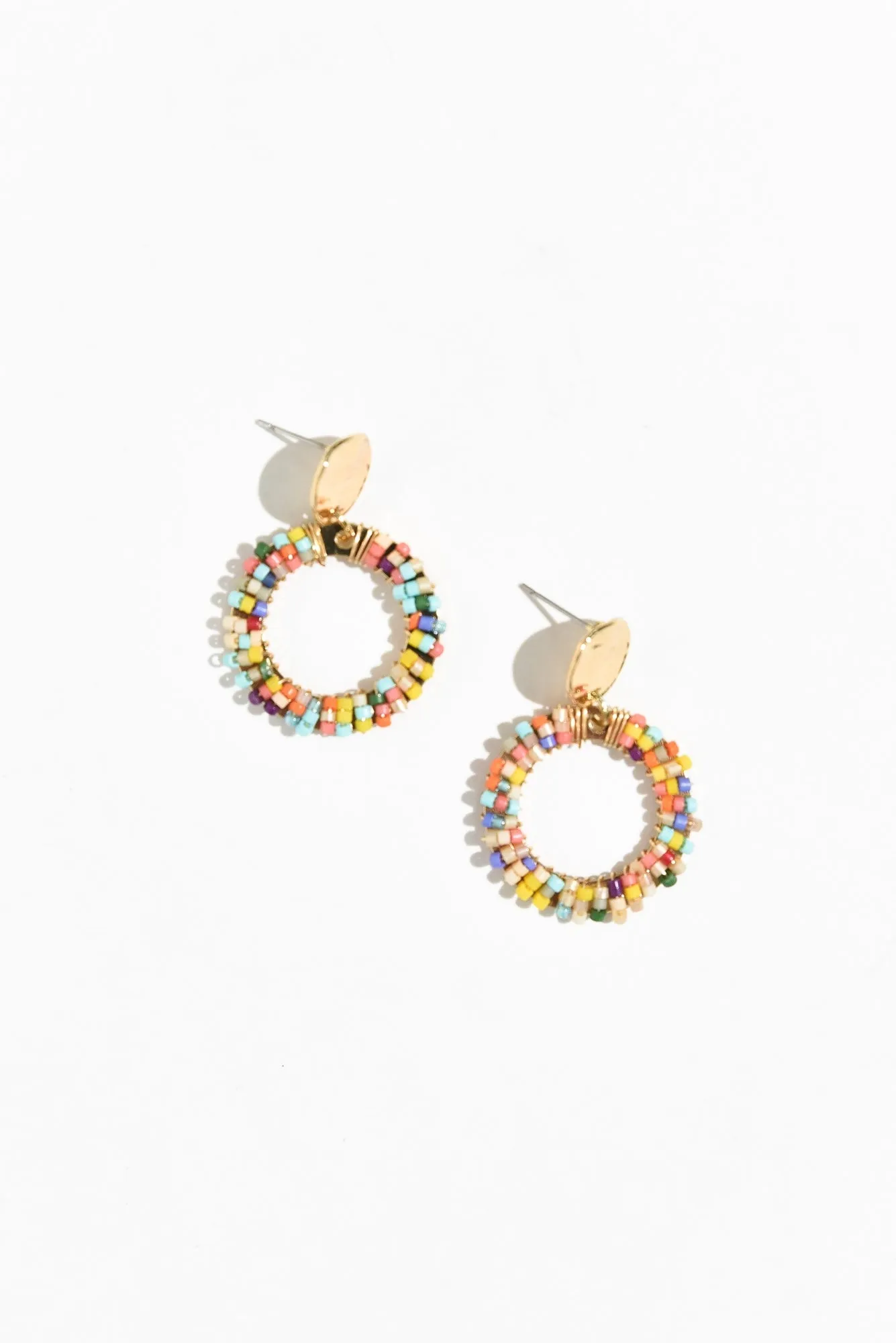 Belair Multi Beaded Drop Earrings sold by Blue Bungalow