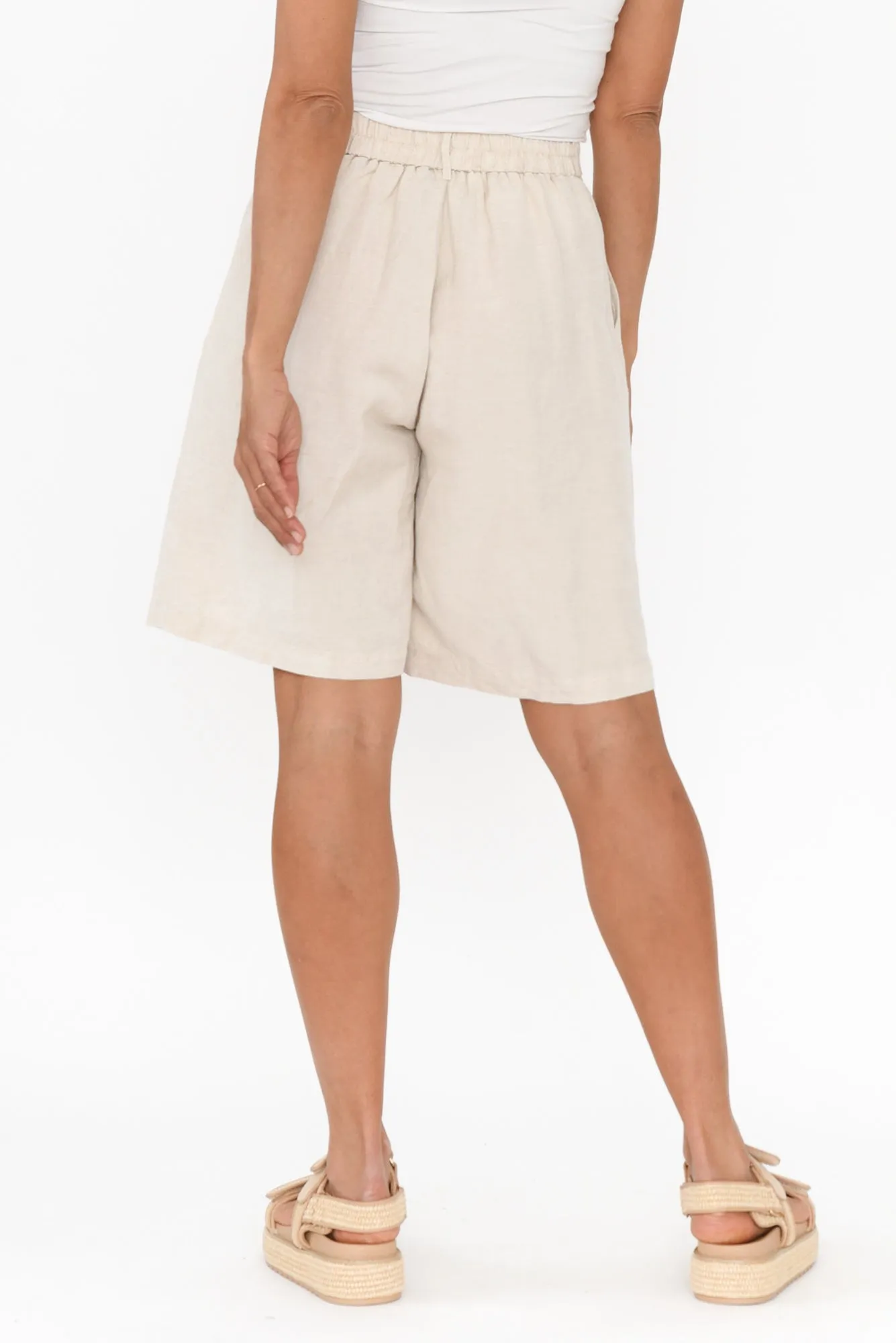 Minette Beige Pocket Shorts sold by Blue Bungalow product image thumbnail 4