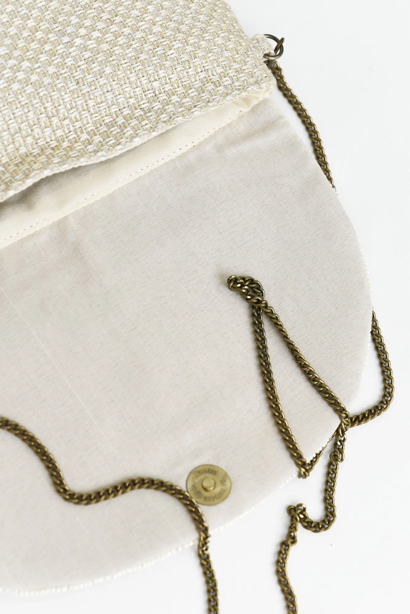 Maja Beige Beaded Clutch sold by Blue Bungalow product image thumbnail 5