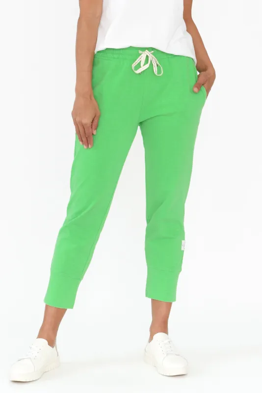 Fundamental Brunch Emerald Cotton Sweatpants sold by Blue Bungalow