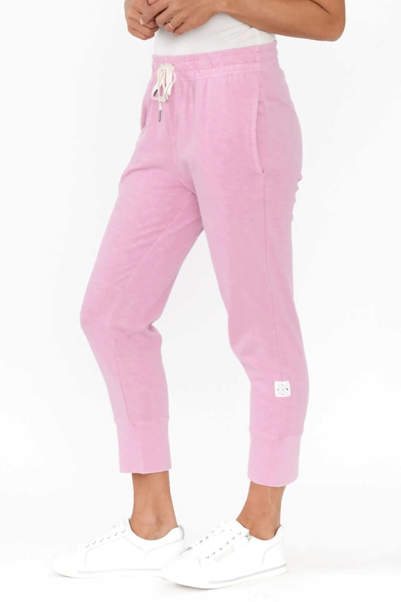 Fundamental Brunch Blush Cotton Sweatpants sold by Blue Bungalow product image thumbnail 3