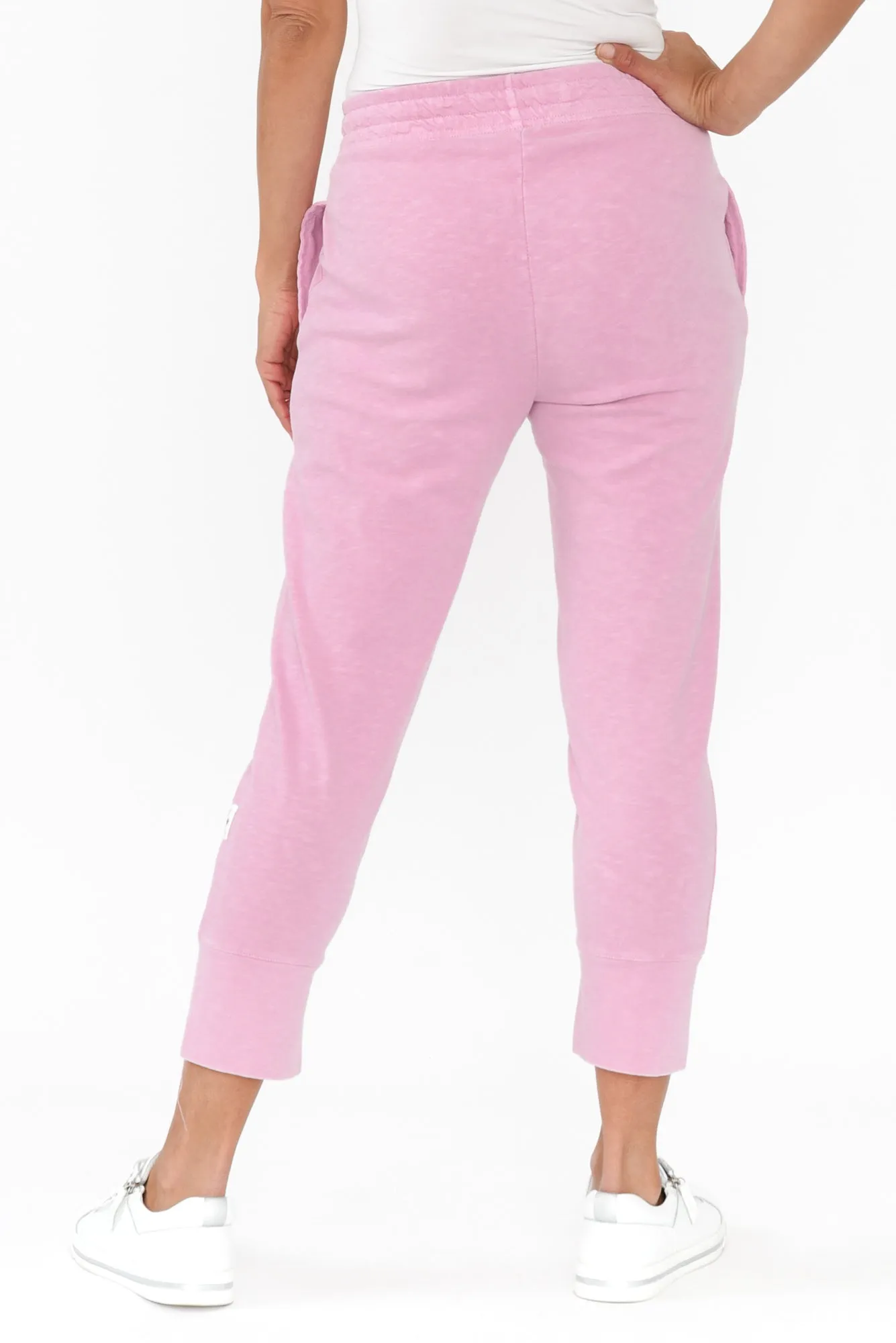 Fundamental Brunch Blush Cotton Sweatpants sold by Blue Bungalow product image thumbnail 4