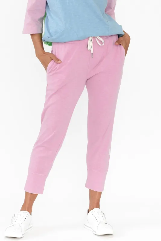 Fundamental Brunch Blush Cotton Sweatpants sold by Blue Bungalow