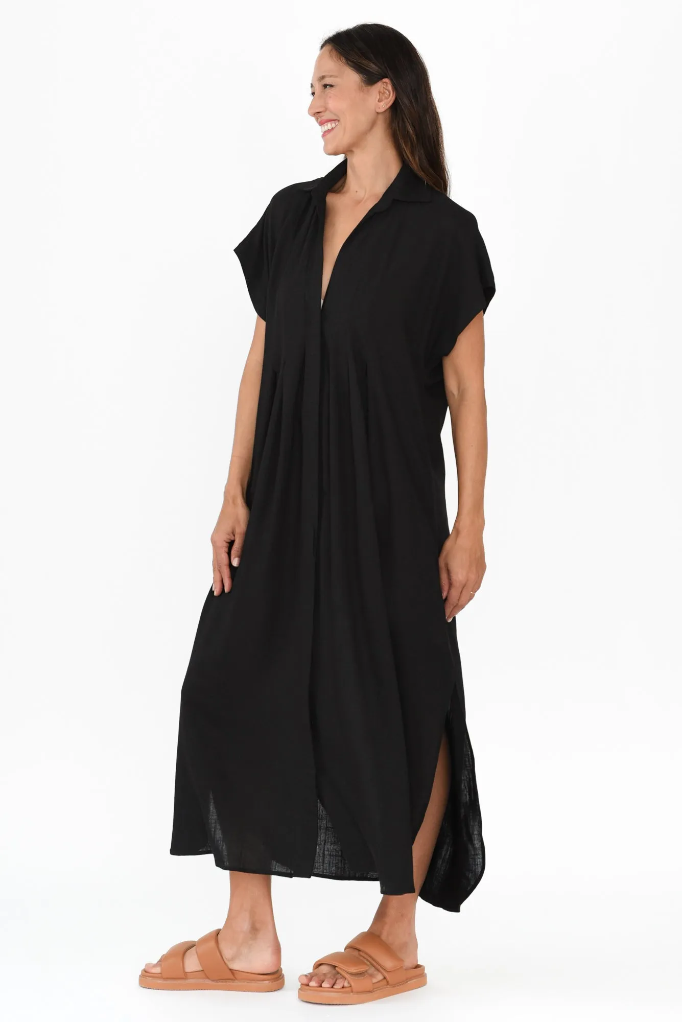 Elijah Black Shirt Dress sold by Blue Bungalow product image thumbnail 3