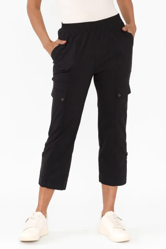 Air-Lite Navy Stretch Cargo Pants sold by Blue Bungalow