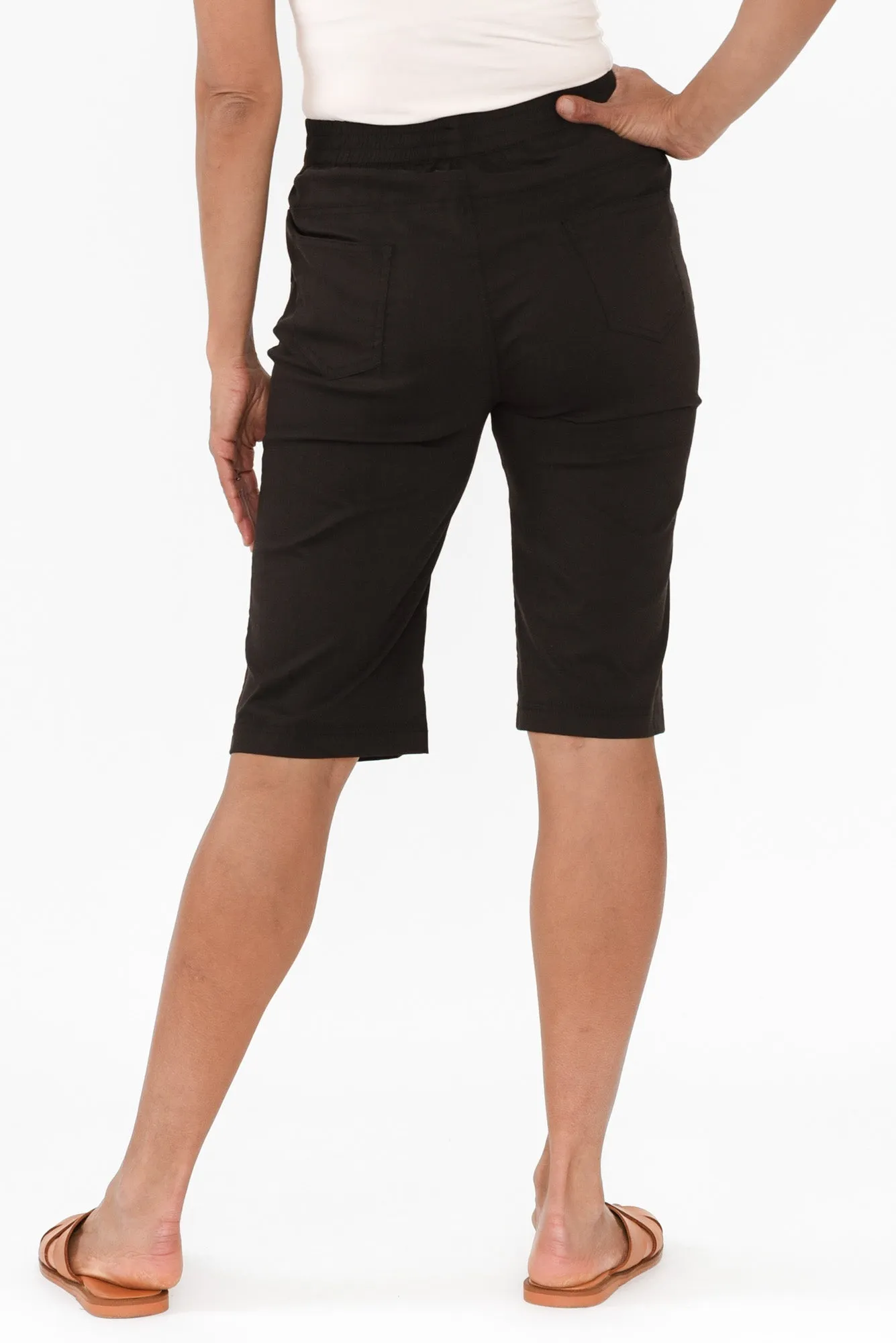 Air-Lite Black Stretch Pocket Shorts sold by Blue Bungalow product image thumbnail 4