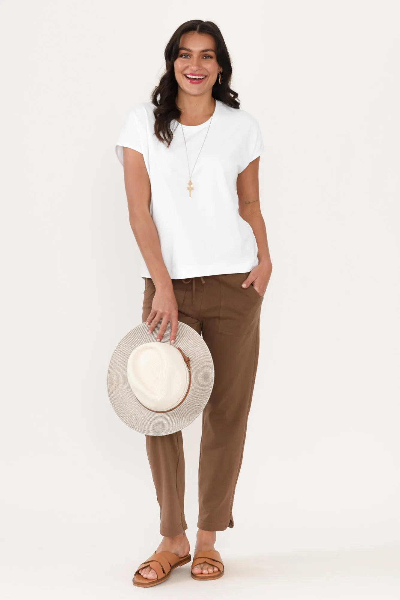 Eddie White Cotton Tee sold by Blue Bungalow product image thumbnail 2