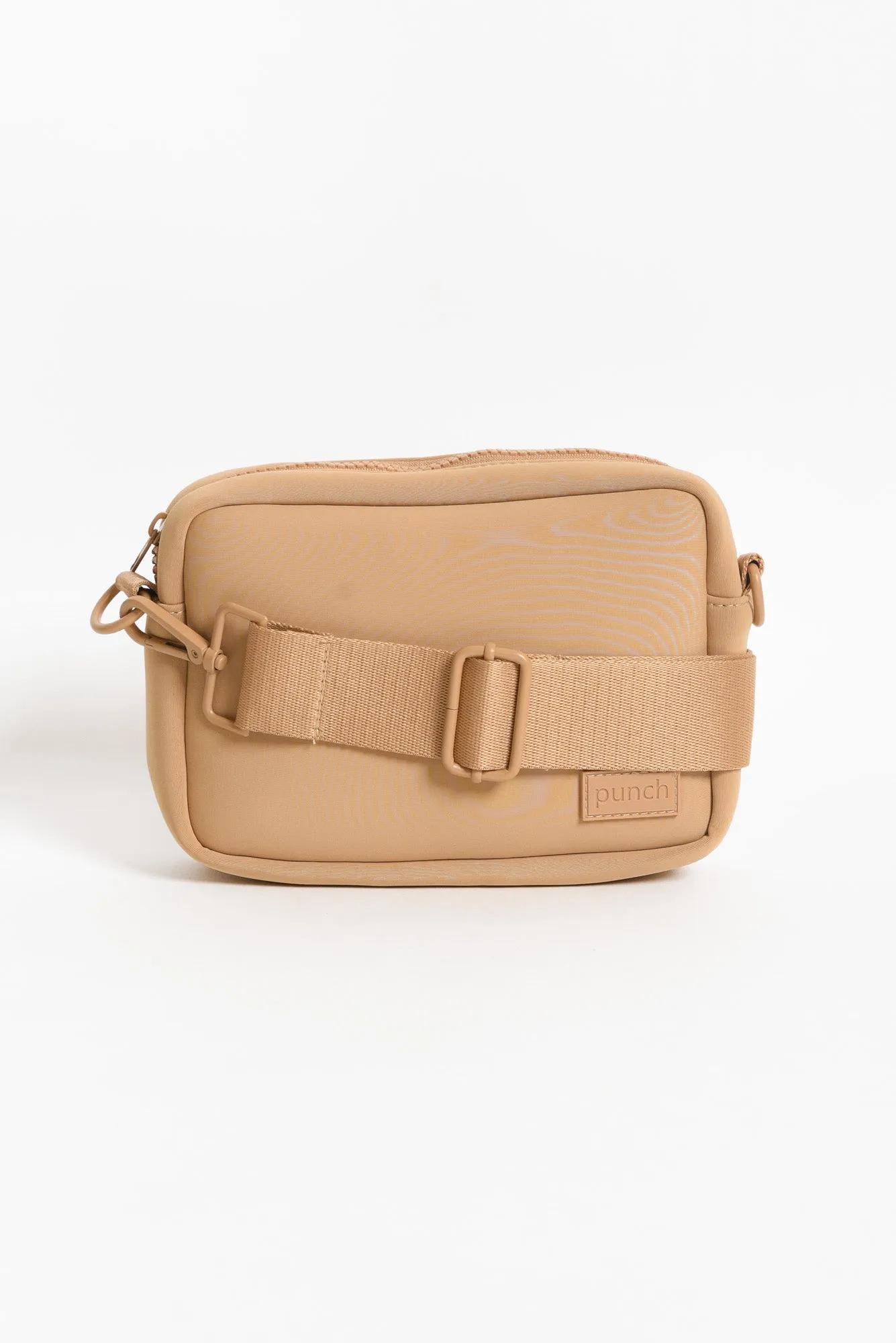 Brodie Beige Neoprene Mini Crossbody Bag sold by Blue Bungalow