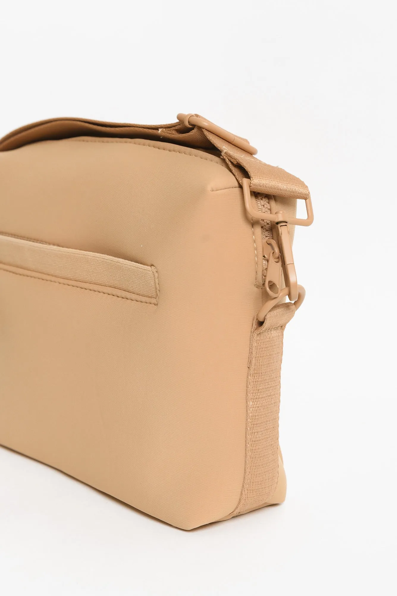 Rudy Beige Neoprene Crossbody Bag sold by Blue Bungalow product image thumbnail 3