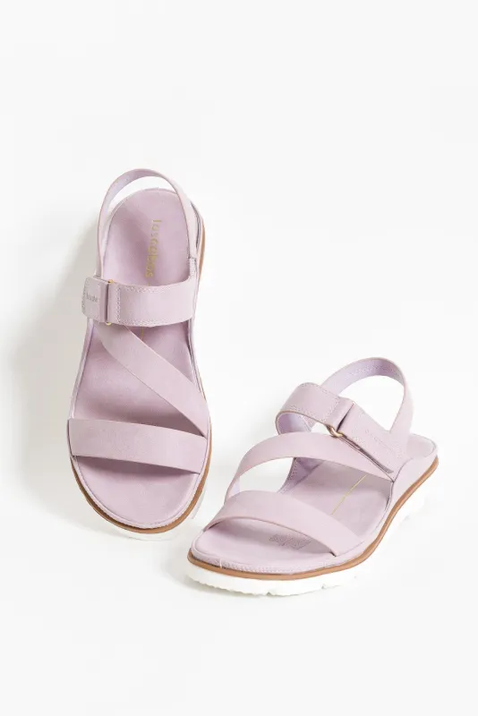 Ashli Lilac Strappy Sandal sold by Blue Bungalow