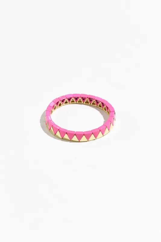 Martha Pink Beaded Bracelet sold by Blue Bungalow