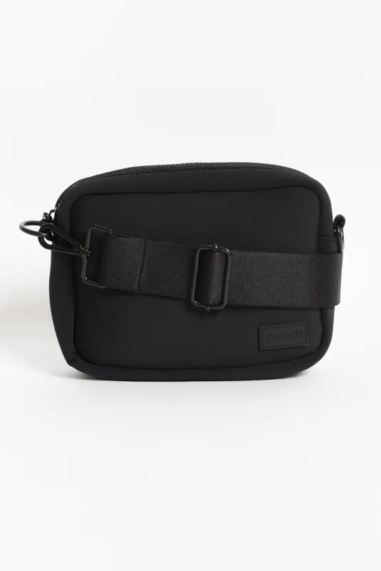 Brodie Black Neoprene Mini Crossbody Bag sold by Blue Bungalow