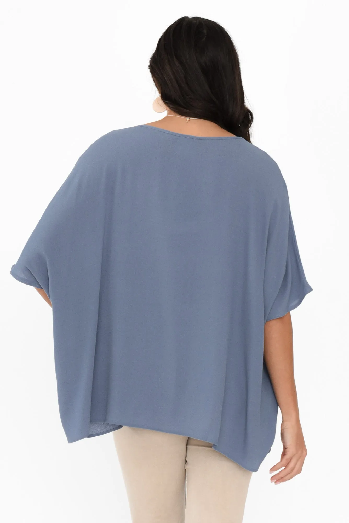 Mali Steel Drape Top sold by Blue Bungalow product image thumbnail 4
