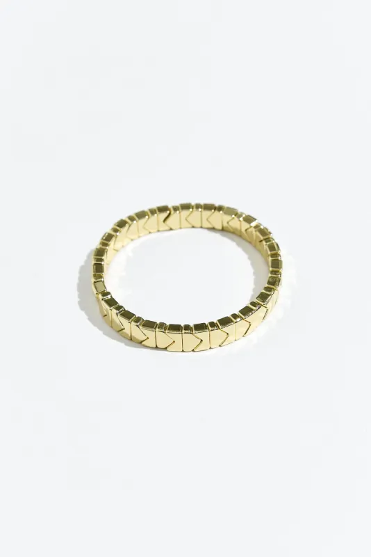 Riki Gold Beaded Bracelet sold by Blue Bungalow