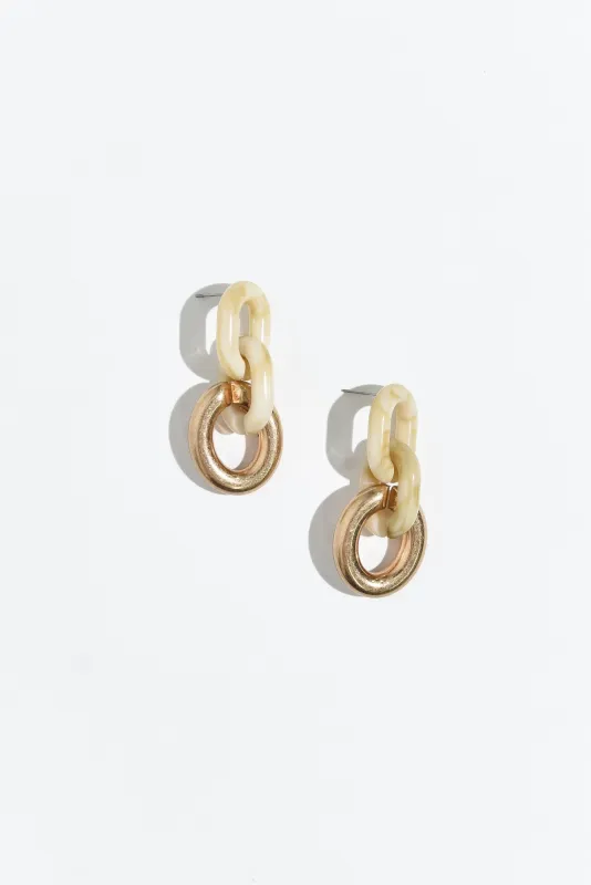 Judy Rose Gold Link Earrings sold by Blue Bungalow