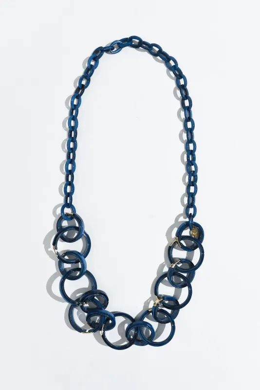 Samson Blue Chain Necklace sold by Blue Bungalow